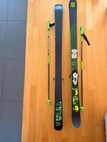 Volkl Bridge Skier mit Marker Bindung und Stöcken