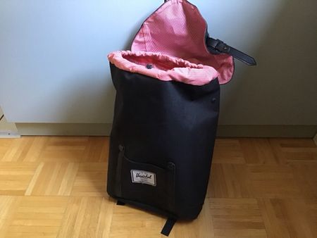 Herschel Rucksack schwarz guter Zustand