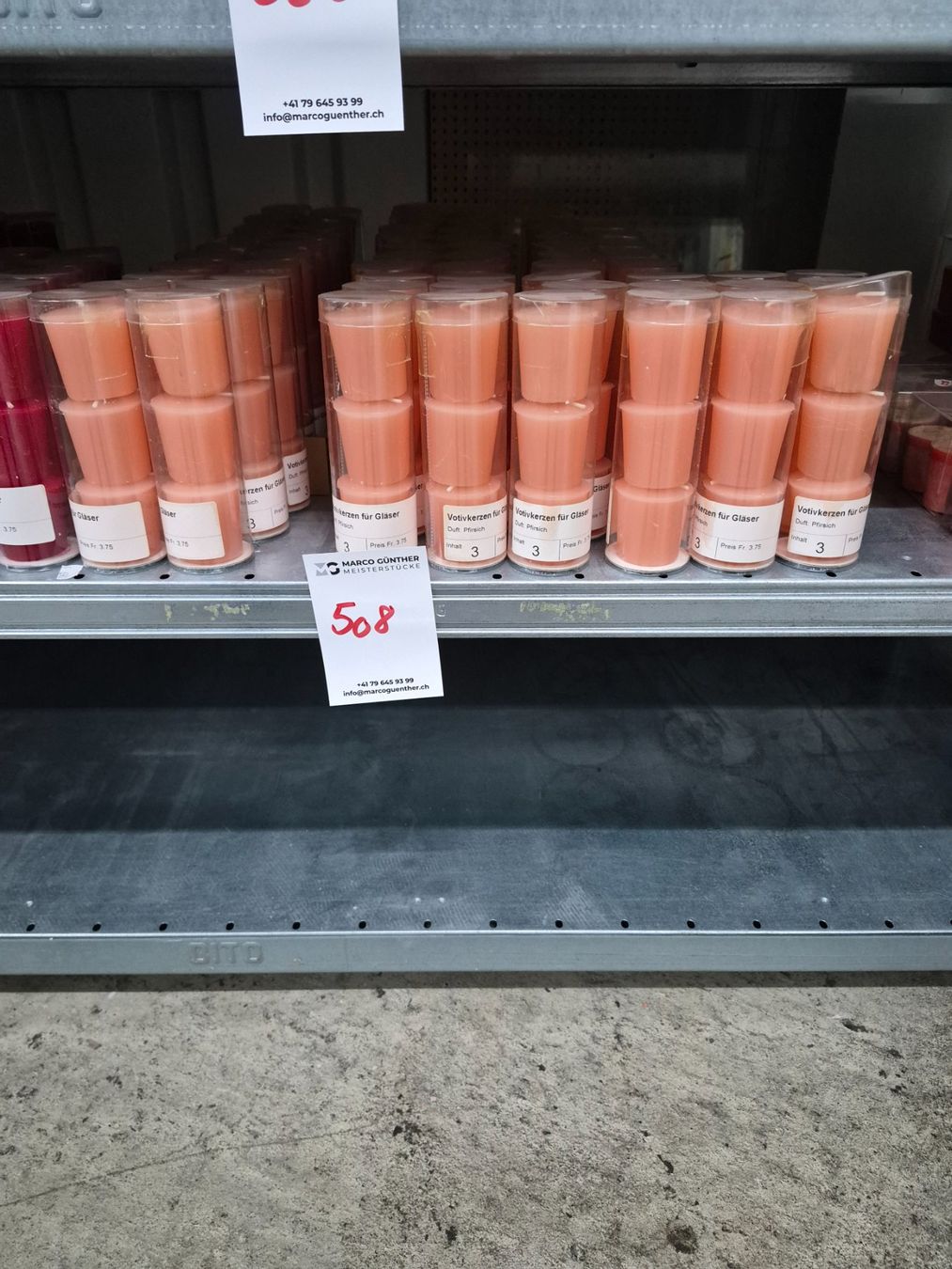 Candele: 508 Posten Kerzen aus Liquidation – Nuovo (secondo la descrizione) da Derendingen venduto da Meisterstuecke 2