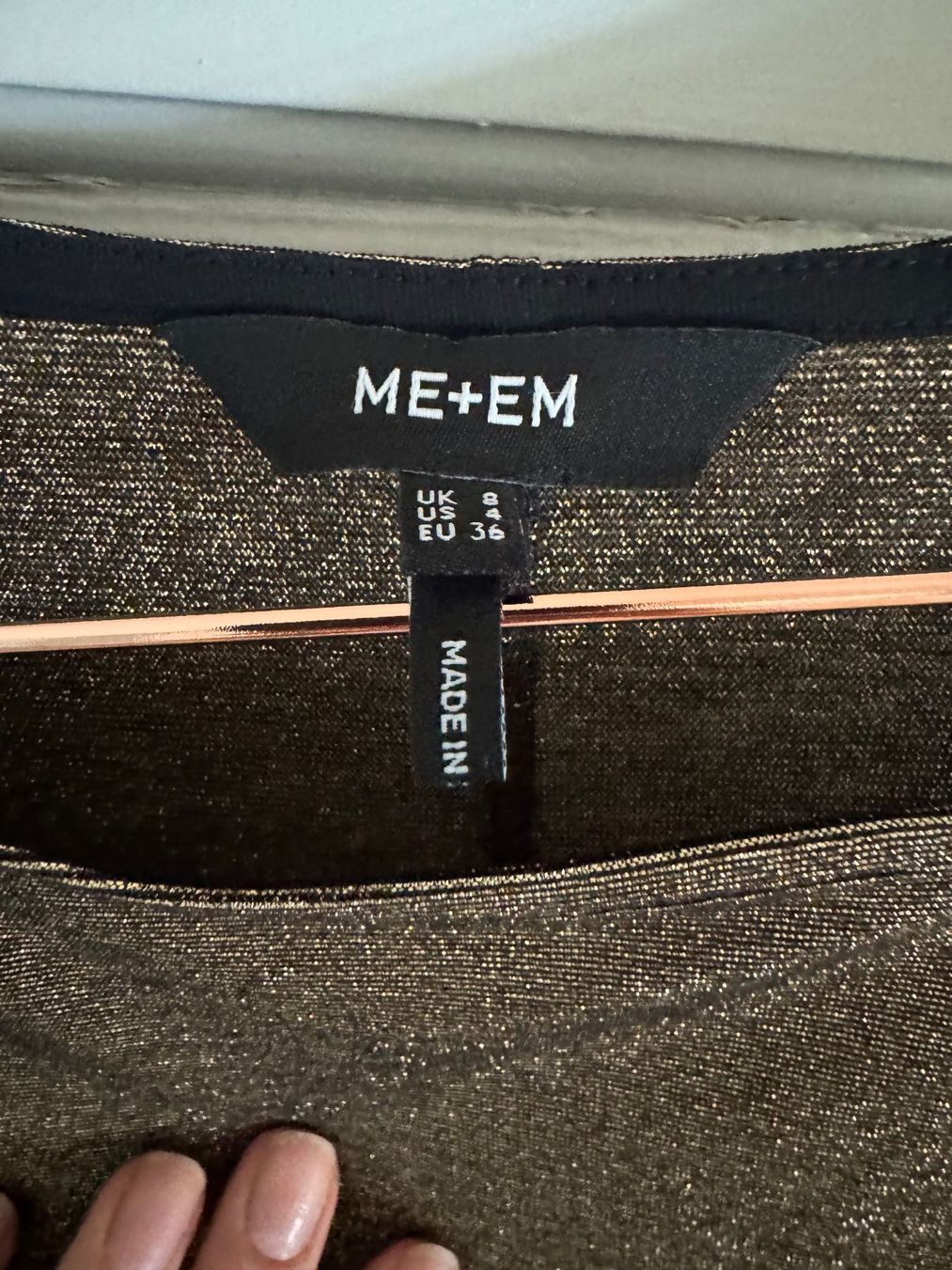 Camicette: ME+EM Bluse, gold/schwarz, Grösse S – Usato da Wabern venduto da coody33 1