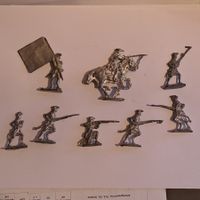 8 Zinnfiguren Zinnsoldaten