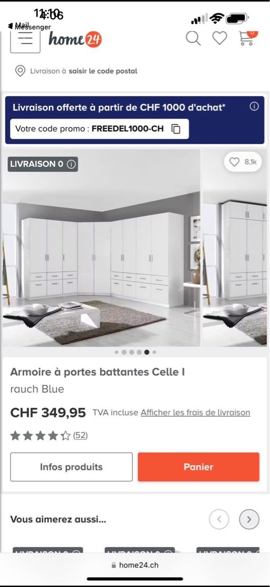 Armadi: Garderobe kleiderschrank (x 2) – Usato da Herrliberg venduto da mel_7gs8 3