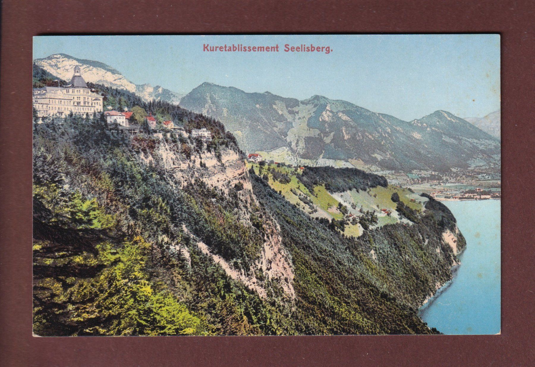 Cartoline postali: SEELISBERG - Kuretablissement – Usato da Pully venduto da nicecards