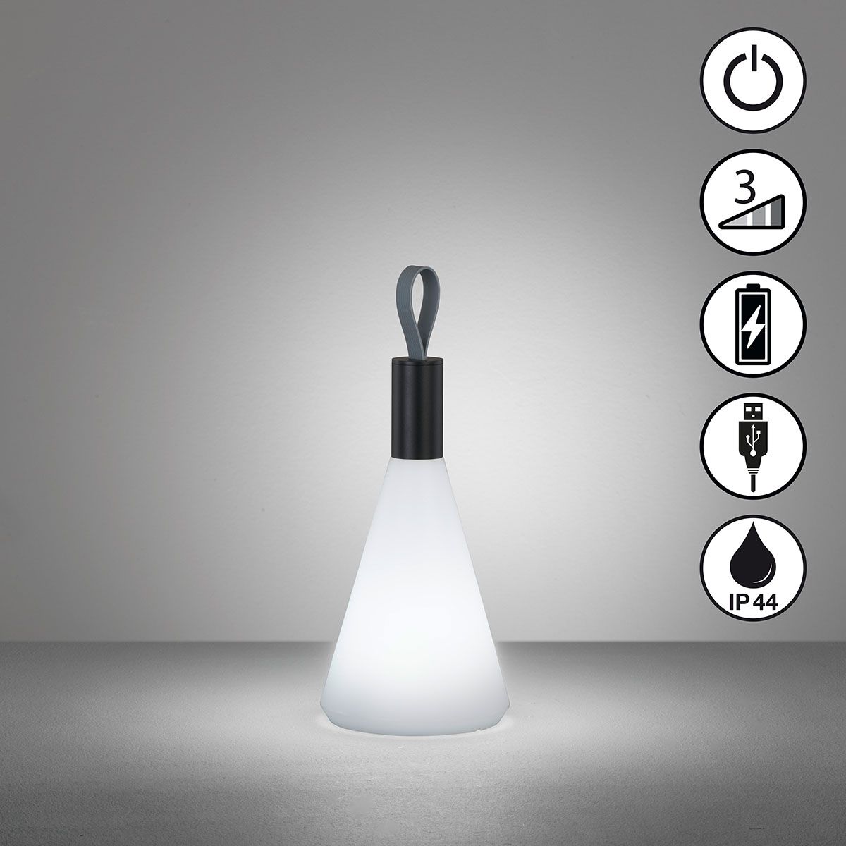 Lampade: LED Aussen Tischleuchte, 32 cm Höhe – Nuovo (secondo la descrizione) da Kreuzlingen venduto da Smart-Light