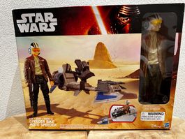 Neu 2015 Star Wars Speeder Bike Poe Dameron hasbro disney