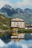 Ospizio San Bernardino Postauto NAW Hess Foto Poster 24x35