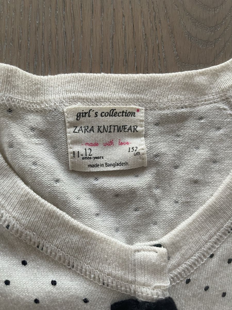 Zara Maglioni & Felpe: Zara Mädchen Pullover offwhite gepunktet Grösse 152/ 1 – Usato da Meilen venduto da Golfer04 5