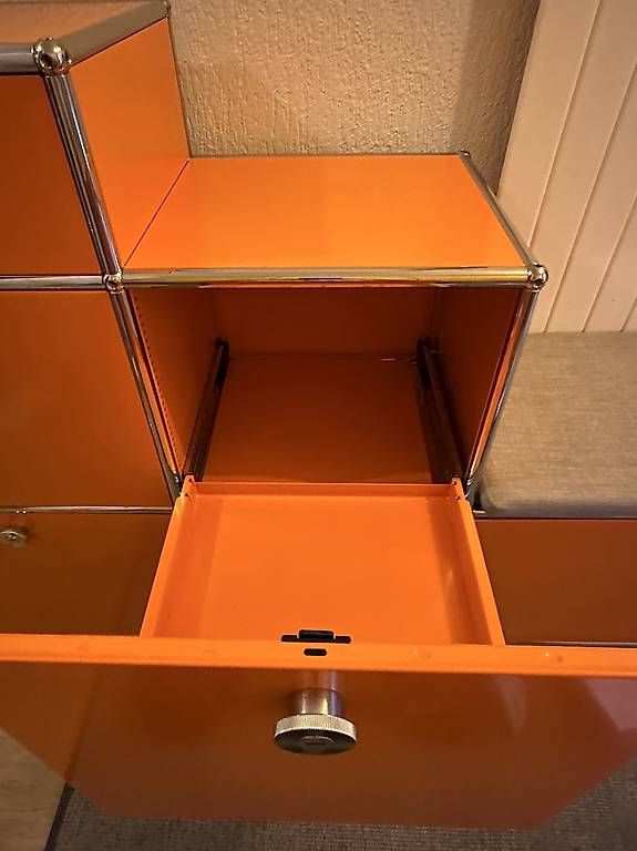 USM Cassettiere: USM orange - Garderobe oder Büro – Usato da Allenwinden venduto da gab_p7sr 4