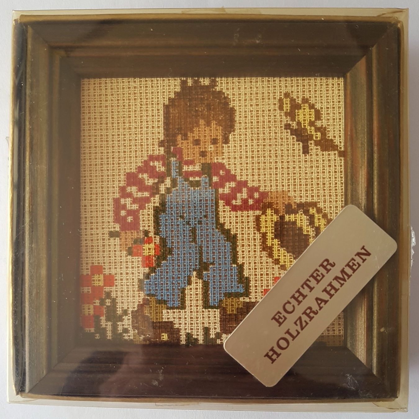 Kit bricolage: Gobelin-Bild zum Sticken, Bildformat 75 mm / NEU – Nuovo e nell'imballaggio originale da Dürrenäsch venduto da Bastelnde