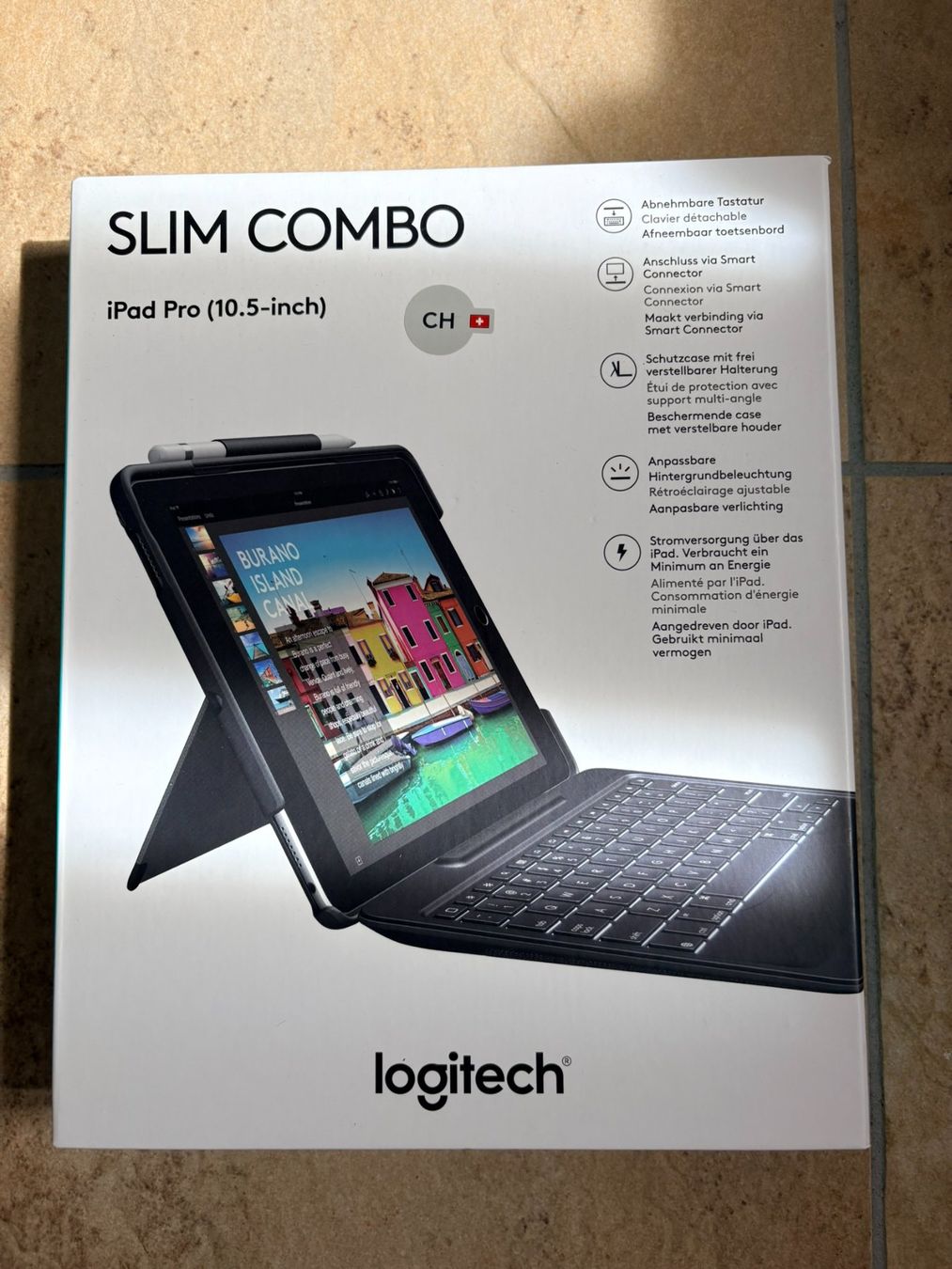 Logitech Tastaturen: Logitech - Slim Combo Ipad Pro 10.5 – Neu (gemäss Beschreibung) aus Chatel-St-Denis von Yopcath