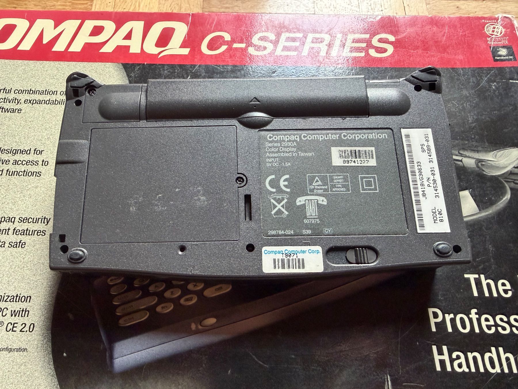 Compaq Palmari: Compaq C-Series Handheld PC mit OVP – Difettoso da Adliswil venduto da synchrot 5