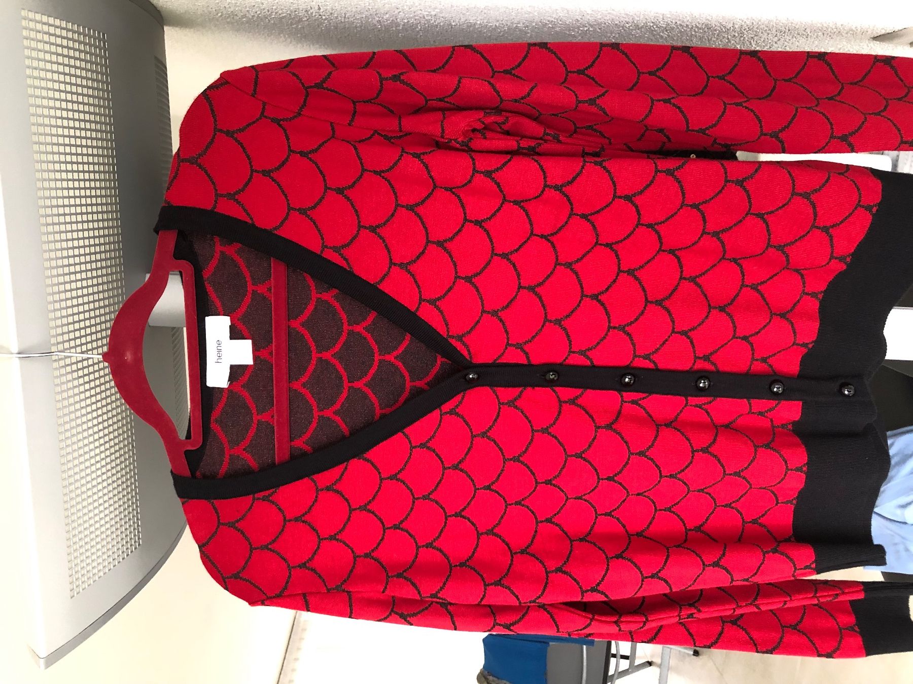 Heine Maglioni & Felpe: Heine Rote Strickjacke  Gr.38 – Usato da Bremgarten AG venduto da Ora2017