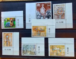 MONACO coins datés neufs ** 1988-89