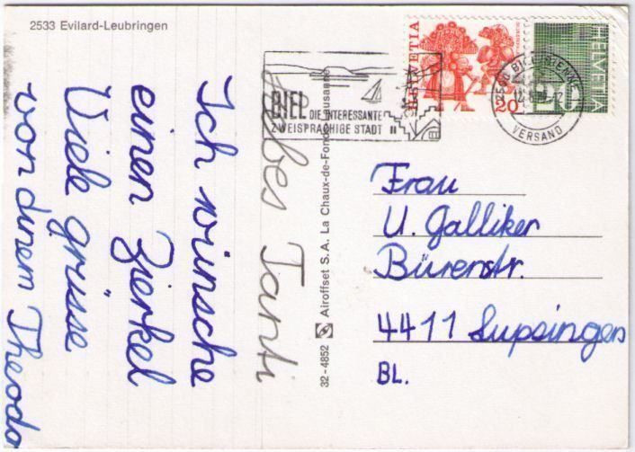 Cartes postales: Leubringen / Evilard – D'occasion à Binningen par Mountainrider 1