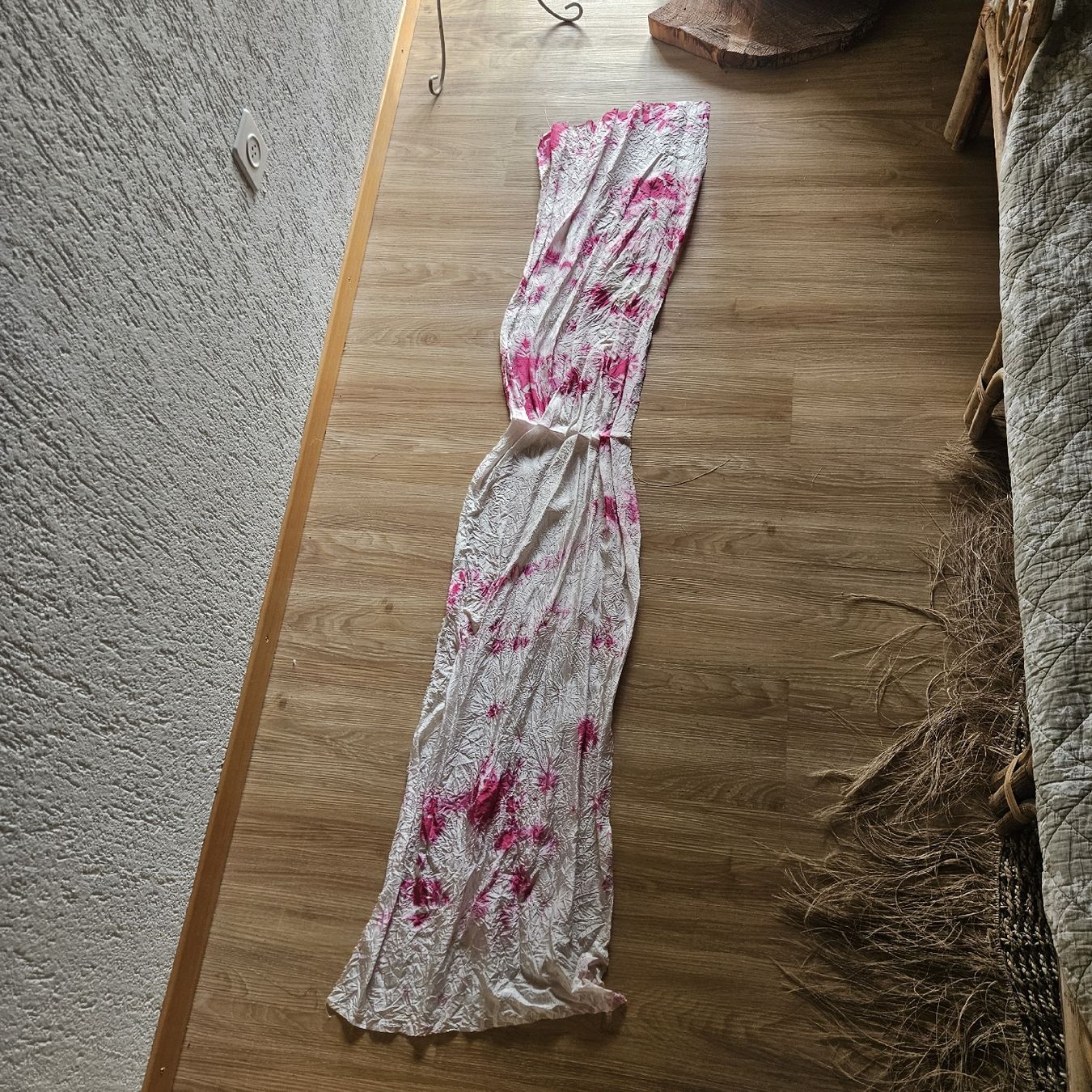 Foulard & Sciarpe: Wunderschöner Rosa Batik Seidentuch Seidenschal NEU – Nuovo (secondo la descrizione) da Eglisau venduto da kaya024 3