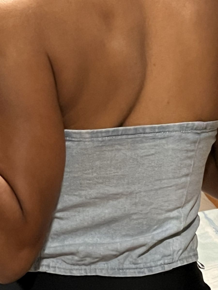 Top: Jeans Bustier, Grösse S – Nuovo (secondo la descrizione) da Zürich venduto da celineaceline 1