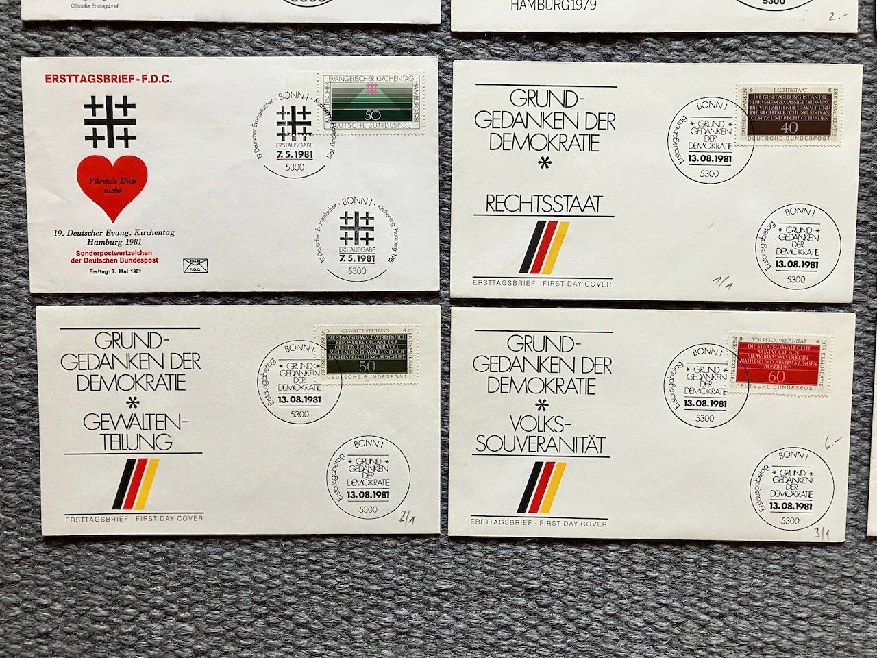 Tutti i francobolli: Deutschland - 32 FDC 1978-90 – Usato da Nesslau venduto da andi_hon 7