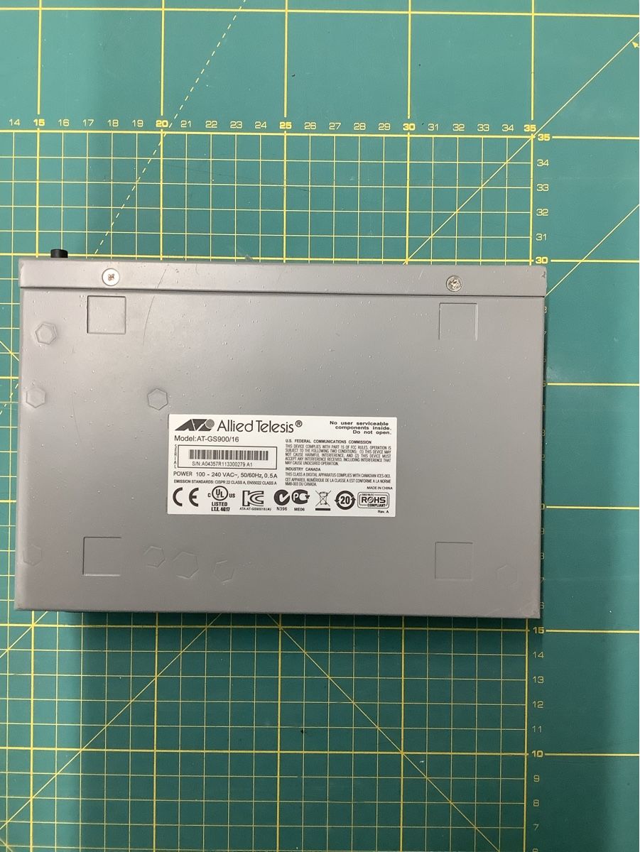 Hub & Switch: Allied Telesis AT-GS900/16 Switch – Usato da Saland venduto da stone75 2