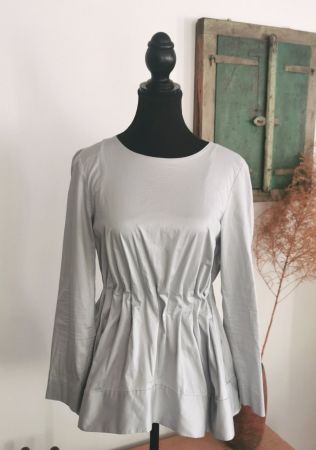 Cos zarte graue feminine Bluse Gr.S