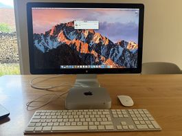Apple Mac Mini, Cinemadisplay 27, Maus + Tastatur