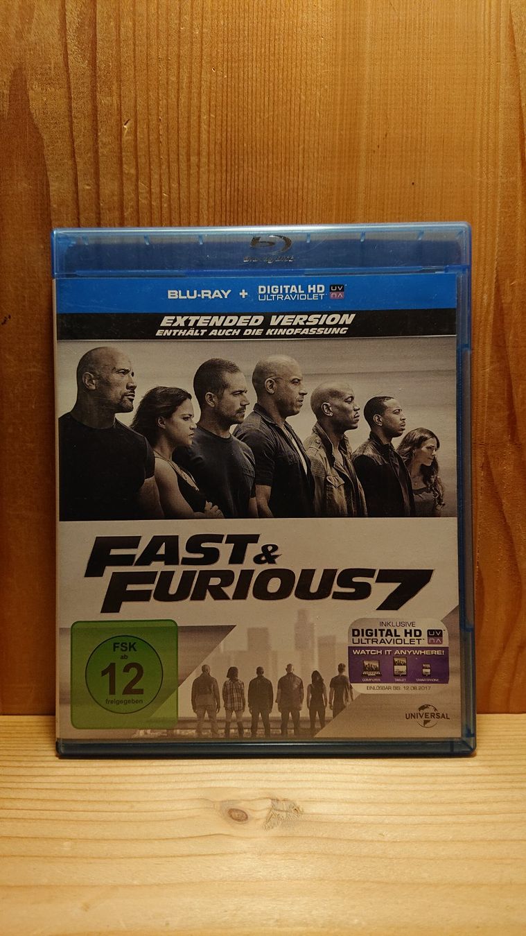 Tutti i DVDs: FAST & FURIOUS 7 auf Blu-Ray – Usato da Wilderswil venduto da Exebub