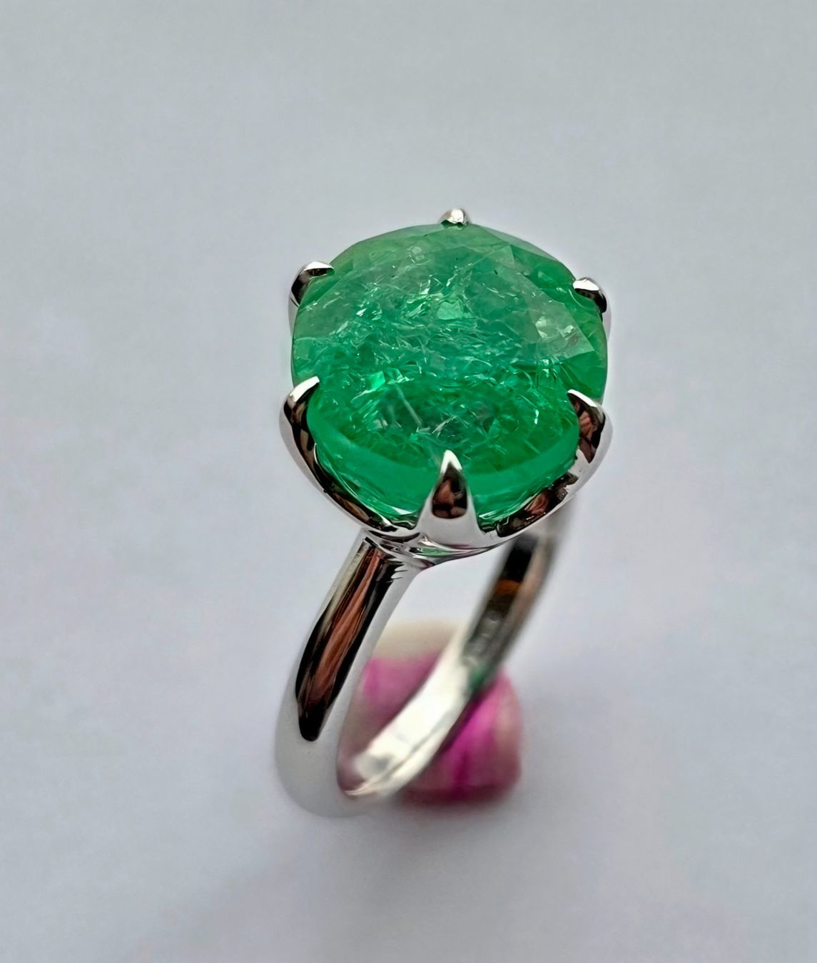 Ringe: Smaragd Solitaire Fingerring – Neu (gemäss Beschreibung) aus Zürich von Benedikt21 9