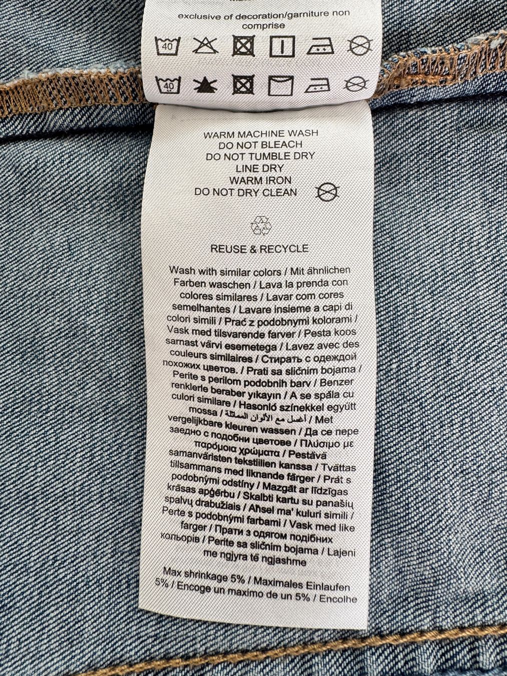 Vero Moda Jacken: Veste en jean  bleue VERO MODA S – Neu (gemäss Beschreibung) aus Genève von New-York12 5