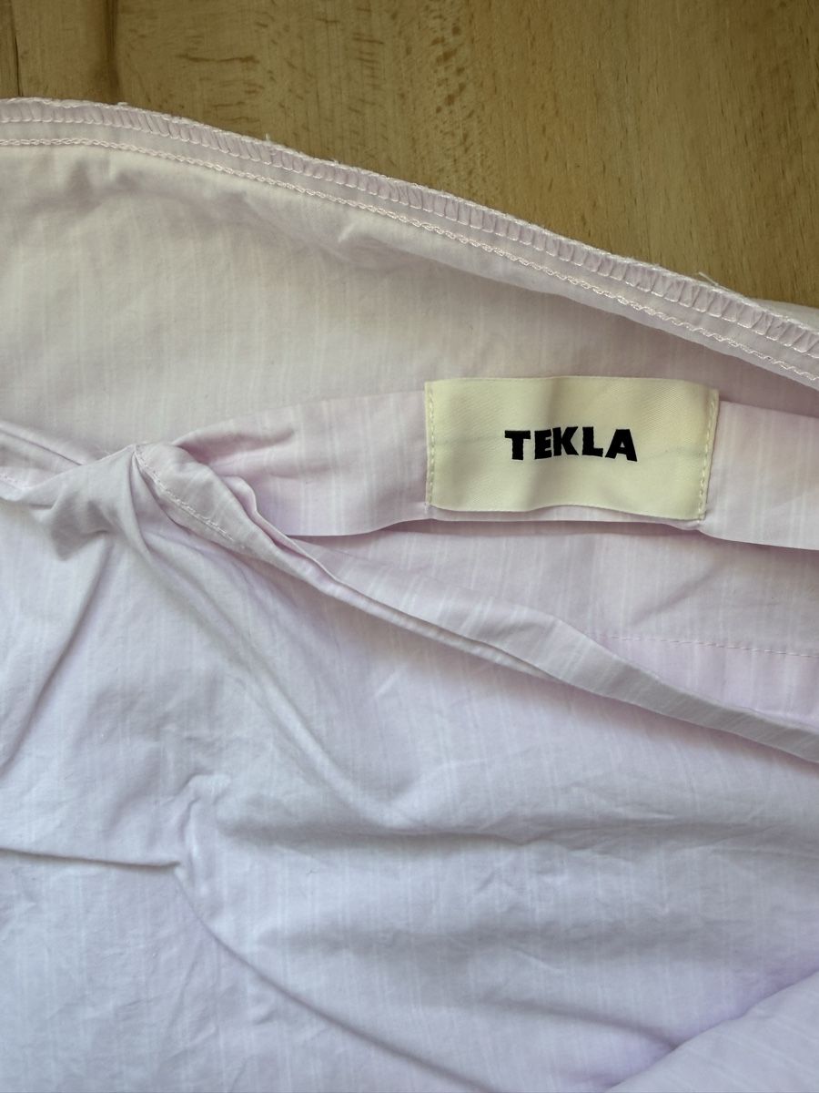 Biancheria da letto: TEKLA Duvetbezug PERCALE hellrosa gestreift – Usato da Wohlen AG venduto da cymau