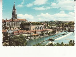 Bern Münster und Aare ca. 1960