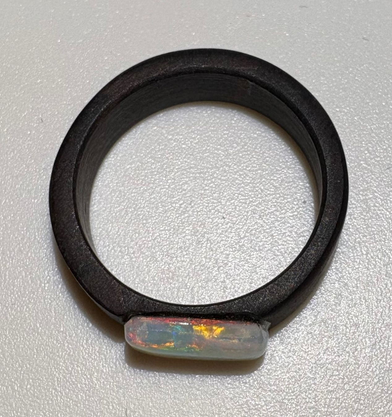 Anelli: Opal Ring Mooreiche, Gr.52, Coober Peedy Australien – Nuovo (secondo la descrizione) da Wilen b. Wil venduto da Tschirio 3