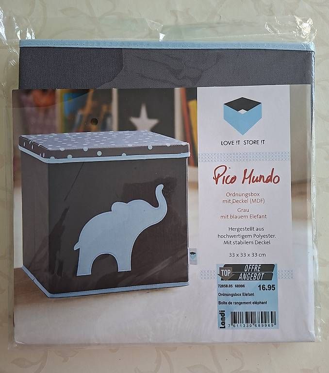 Giochi: Ordnungsbox Elefant – Nuovo e nell'imballaggio originale da Aarau venduto da Mocciosa