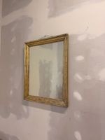 Vintage Wandspiegel mit goldenem Holzrahmen