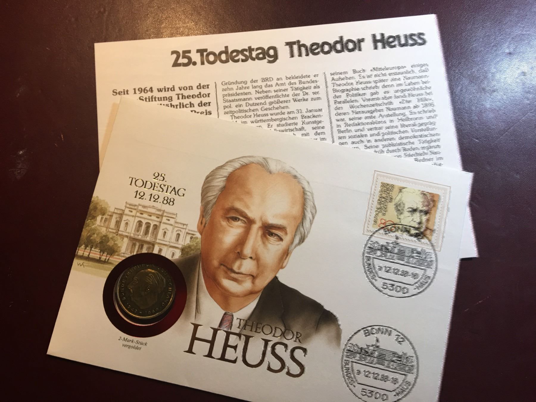 Tutti le monete: Münzbrief / Numisbrief – Nuovo (secondo la descrizione) da Arch venduto da seil819