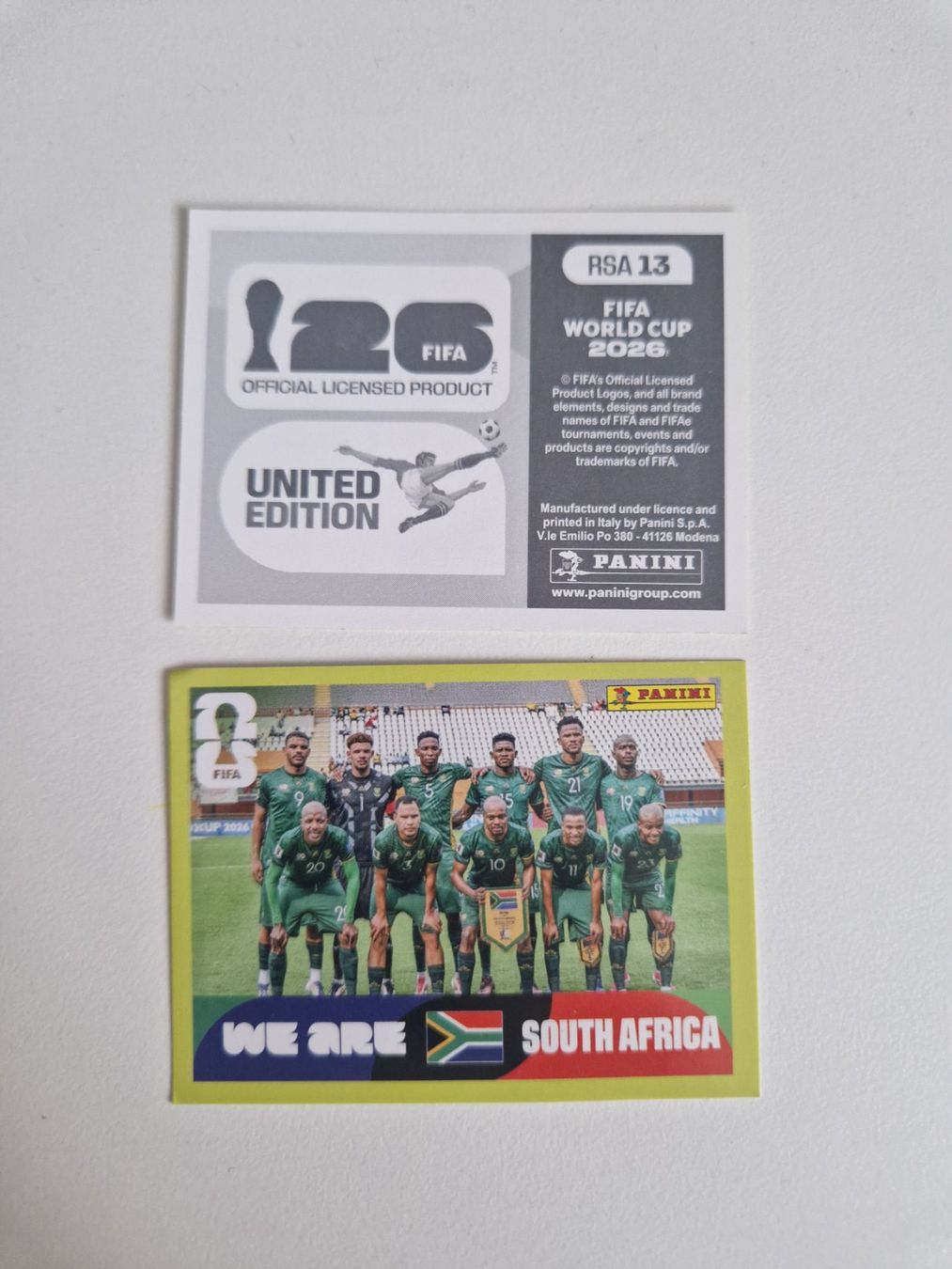 Panini Cartes à collectionner: Panini Sticker RSA13 – Neuf (Voir description) à Stüsslingen par white_angel86