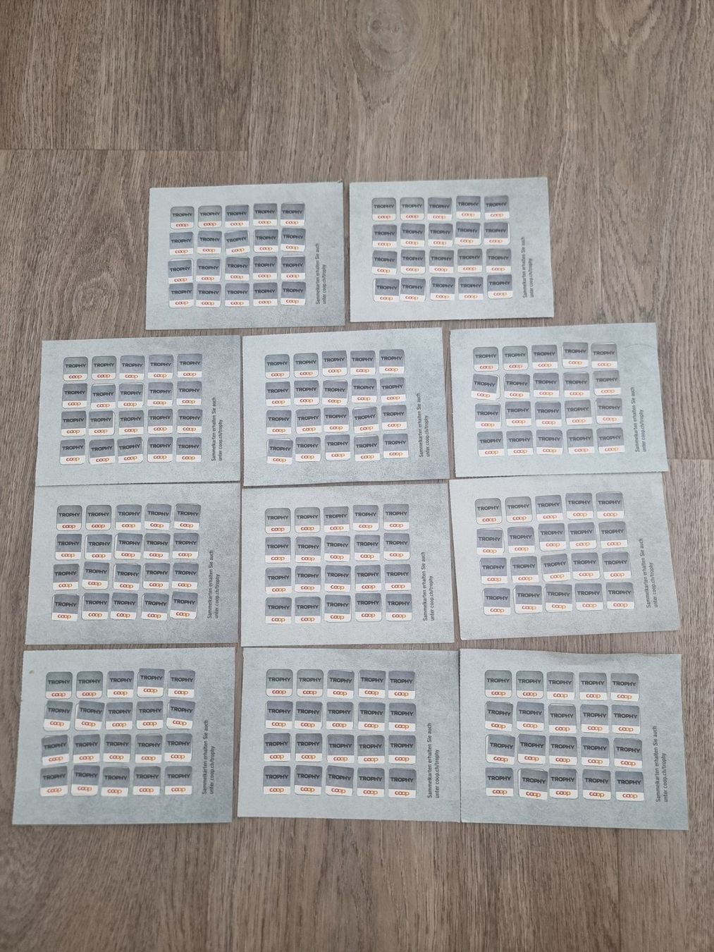 Coop Raccolte di bollini & punti: Coop Trophy Sticker Kollektion 11 Bogen – Nuovo (secondo la descrizione) da Eglisau venduto da nicij79