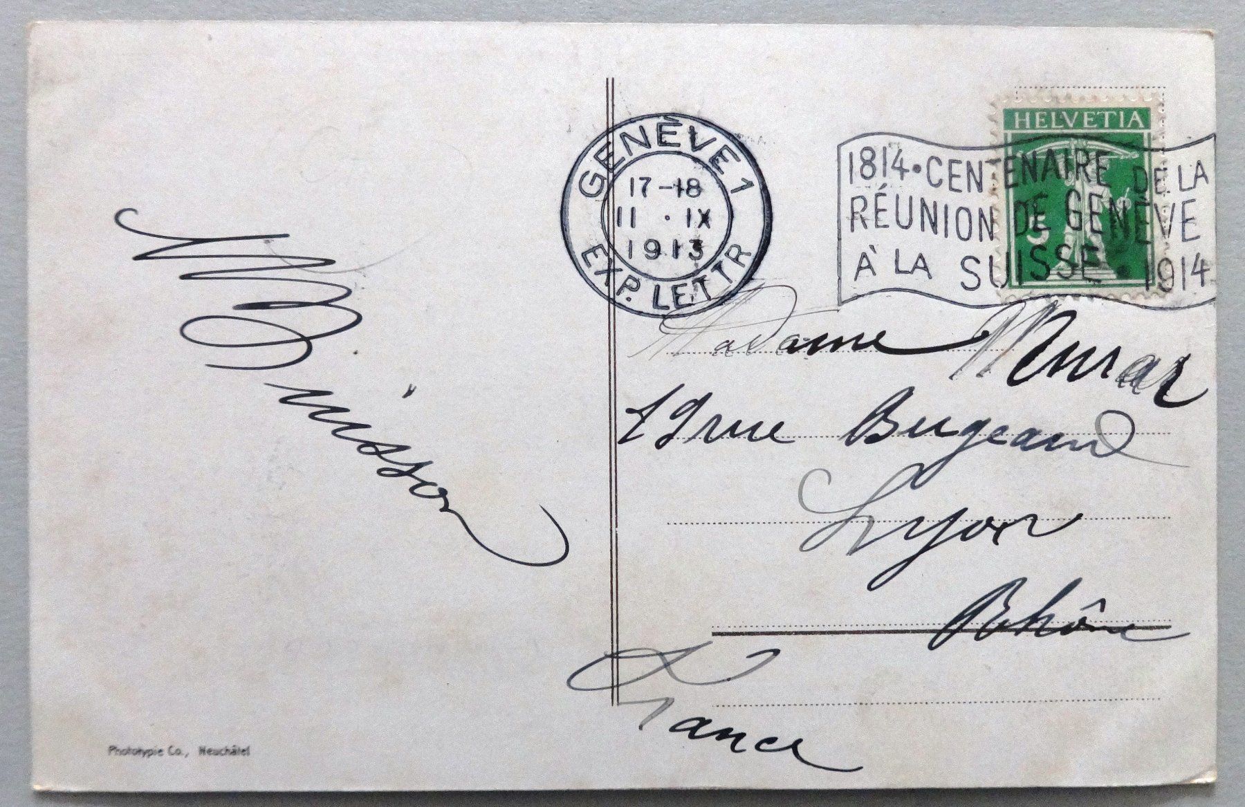 Cartoline postali: Lac Léman - Panorama – Difettoso da Fétigny venduto da Billy2miny 1