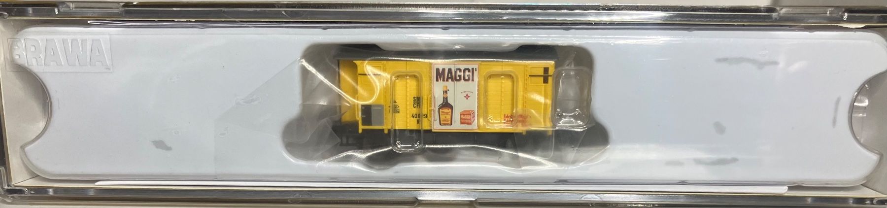 Brawa Modellini di ferrovie: Brawa SBB MAGGI K2 NEU OVP – Nuovo e nell'imballaggio originale da Dompierre VD venduto da immorentes 1