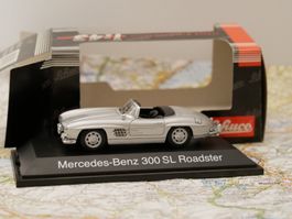 SCHUCO MERCEDES BENZ 300 SL ROADSTER SILVER ART. 02533 NEW