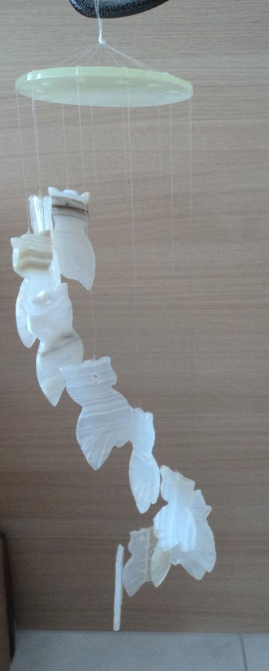 Sonstige Dekorationen & Accessoires: Windspiel Stein Eulen Figuren – Gebraucht aus Basel von maripas17