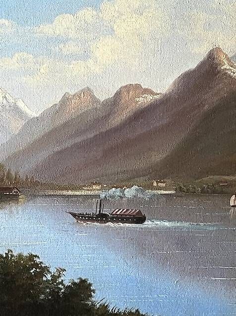 Dipinti: FLUELLEN, lac des quatre cantons – Usato da PULLY venduto da RAPHAEL1953 3