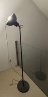 Standing lamp black adjustable height good condition