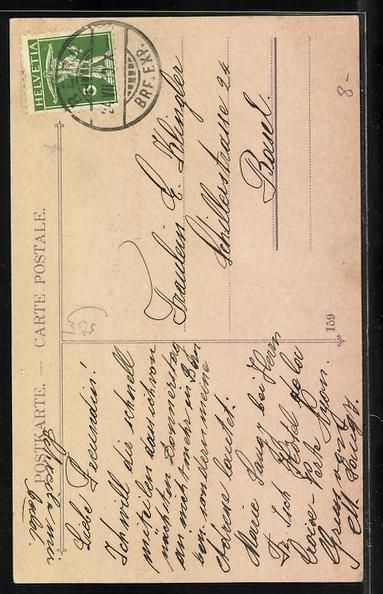 Cartes postales: Junge in Schweizertracht mit Tabakpfeife – D'occasion à Berlin par bartko-reher 1