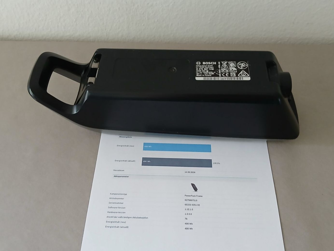 Bosch Batterie: Bosch Powerpack 400 mit 481Wh - inklusive Messbericht – Usato da Winterthur venduto da .-thx-. 2