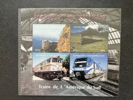 Zentral Afrika 2011  Luxusblock Eisenbahnen **  (A315)