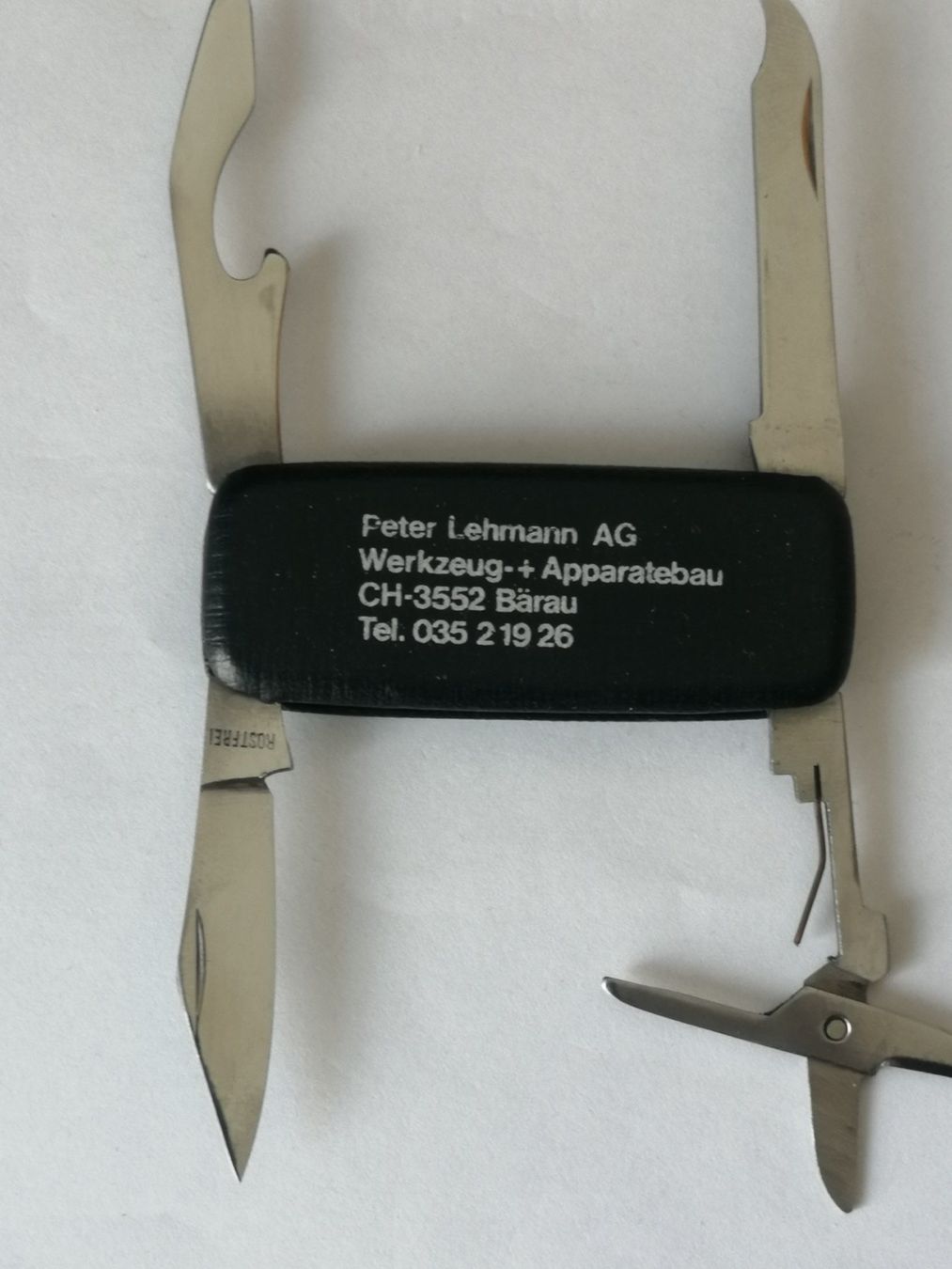Coltelli tascabile: Messer mit Werbung – Usato da Hinterkappelen venduto da 1399 2