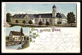 Litho Unterengstringen, Kloster Fahr, Kl