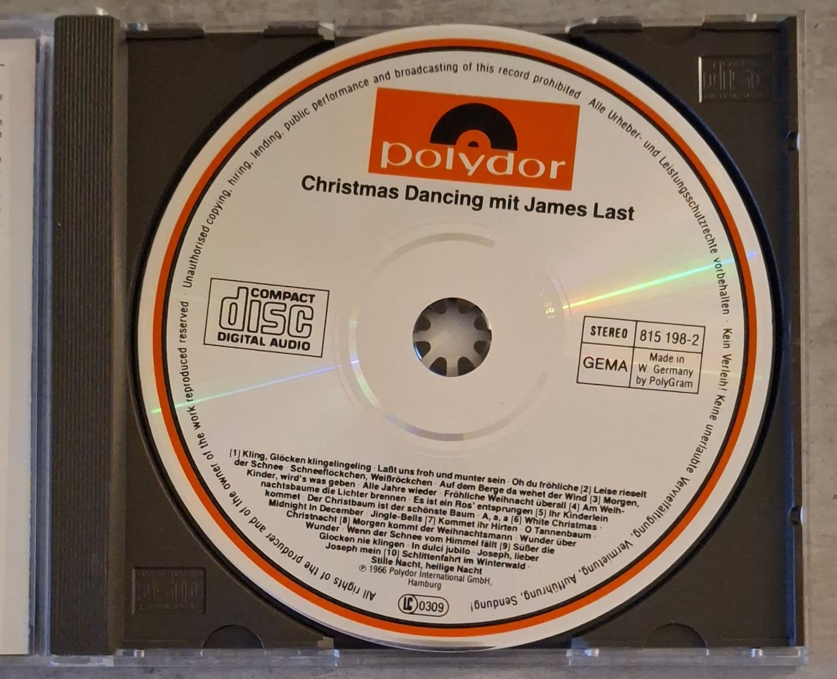 CD: James Last - Christmas Dancing – Usato da Reinach BL venduto da Chela04 3