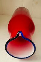 🟢 Vase Carafe rouge en verre / Karraffe Vase Rot Glas