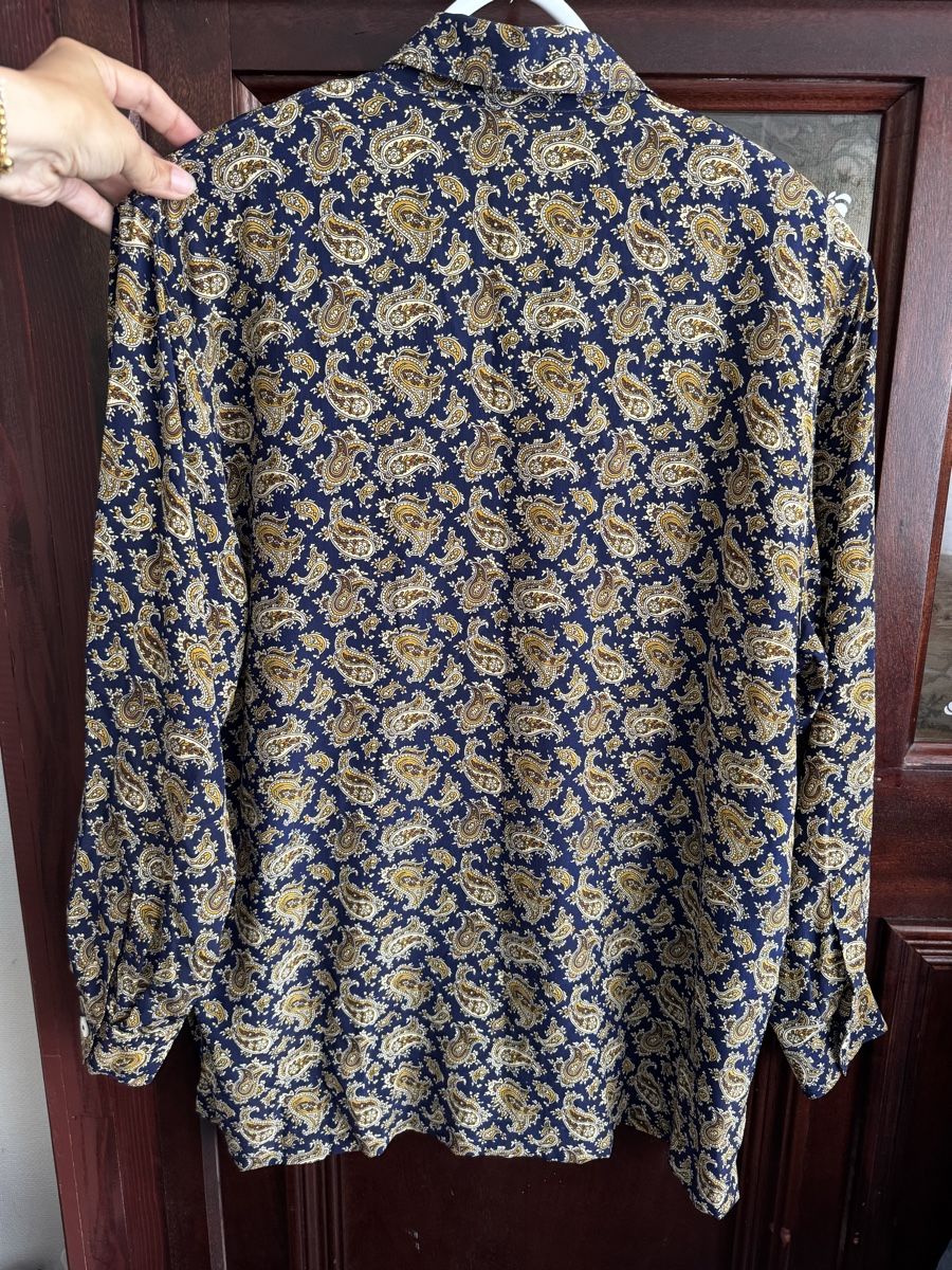 Camicette: Vintage 100% Seide Hemd Bluse – Usato da Obfelden venduto da cesarina10 2