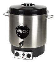 WECK Sterilisiertopf Vollautomatik m.Timer + Hahn 29L Inox